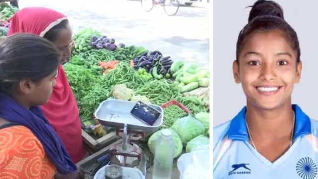 The vegetable seller's daughter is busy playing hockey for India